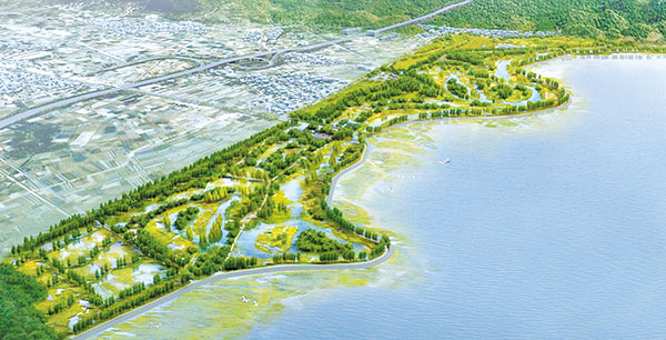 南岸濕地效果圖 南岸濕地效果圖