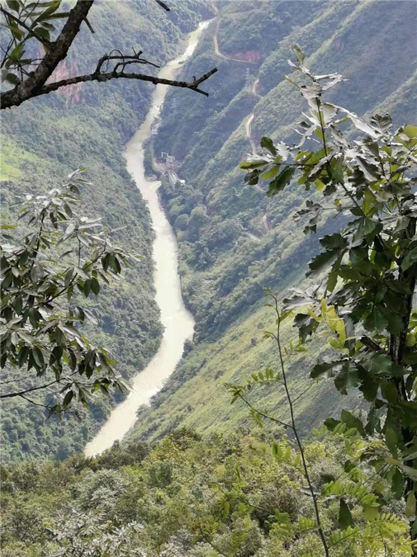 木杠村與越南以河為界