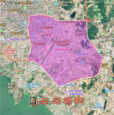 昆明自貿(mào)區(qū)大致范圍 昆明自貿(mào)區(qū)大致范圍