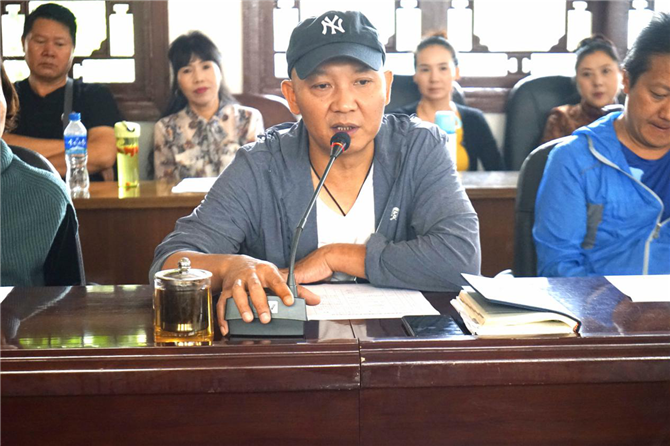 昆明市文化館館長付曉輝發(fā)言