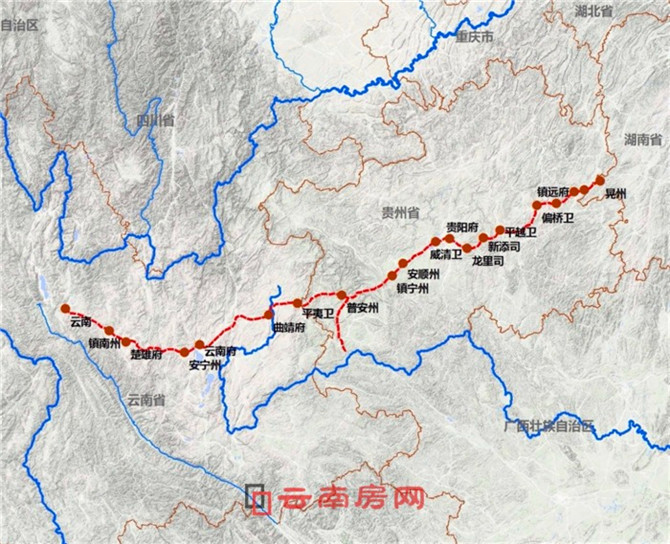 滇黔古道自古就是昆明與外界聯(lián)絡的主要通道