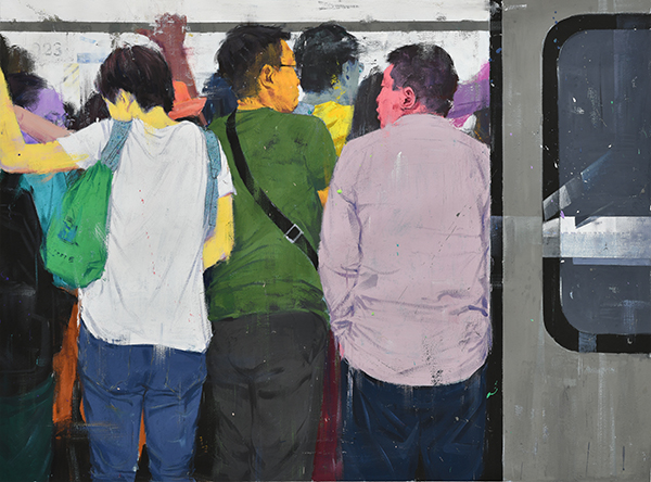 水彩  張小東 姚青《浮華掠影9》100×140cm