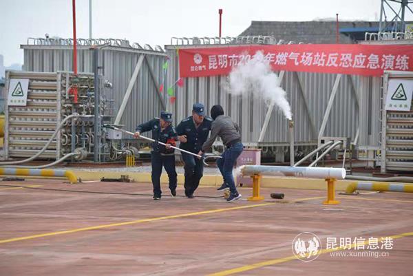 公司安保人員全力制止不法分子 方敏攝 公司安保人員全力制止不法分子 方敏攝