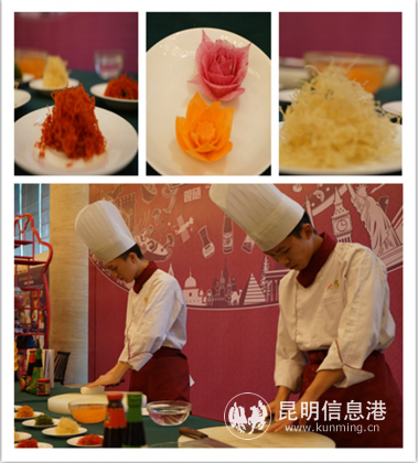 李錦記希望廚師現(xiàn)場展示銀針絲刀工技法及食品雕刻