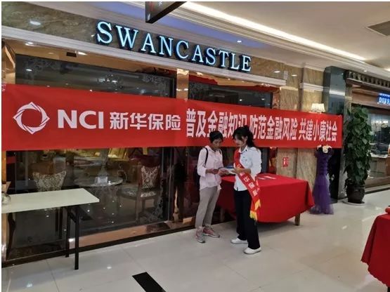 進社區(qū)。新華保險云南分公司供圖