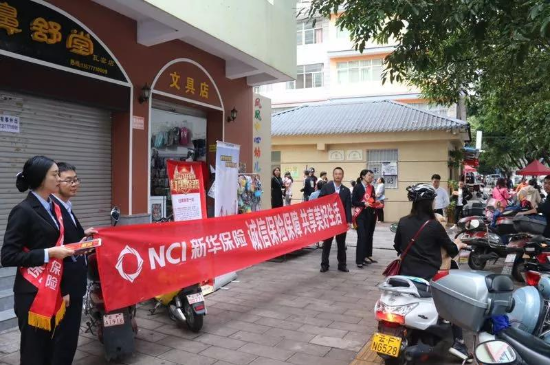 進校園。新華保險云南分公司供圖