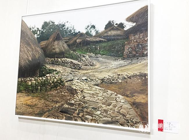 展出作品之一《翁丁印象4-作者陳流》