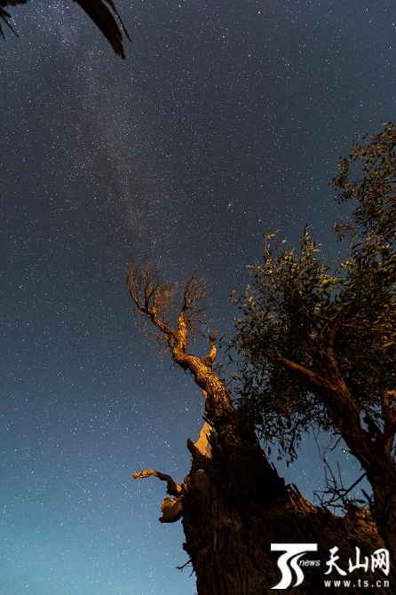 銀河之下  雷勇攝