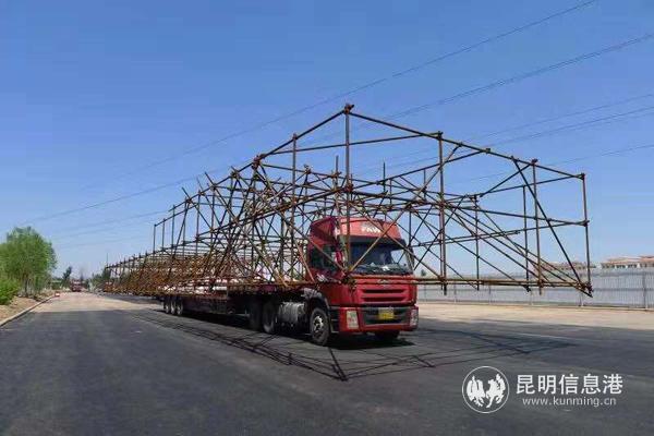 訓(xùn)練時的“彩車”式樣。供圖