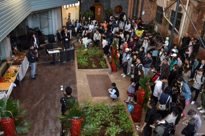 開(kāi)展酒會(huì)現(xiàn)場(chǎng) 張永強(qiáng)拍攝供圖。.jpg