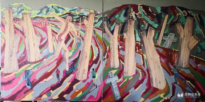 丁章玉部分作品展示 供圖。.jpg