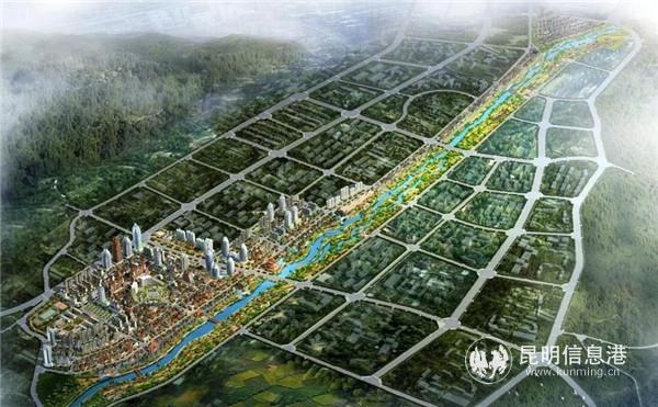 沙河小鎮(zhèn)鳥瞰效果圖