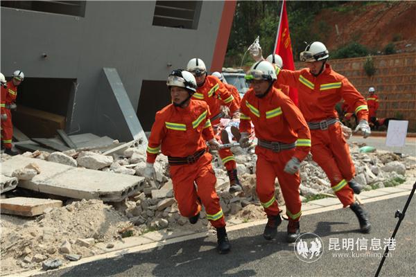 地震救援演練。供圖1