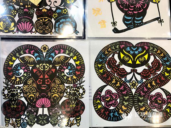 8 滿族剪紙作品 記者蘇雯芊 攝