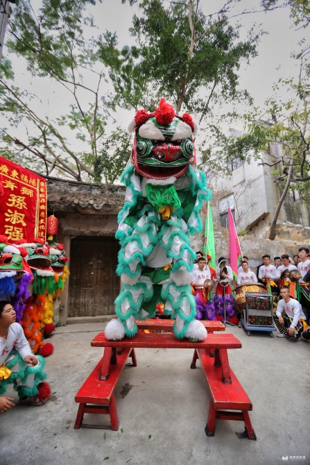 國家級非物質(zhì)文化遺產(chǎn)——揭陽青獅。
