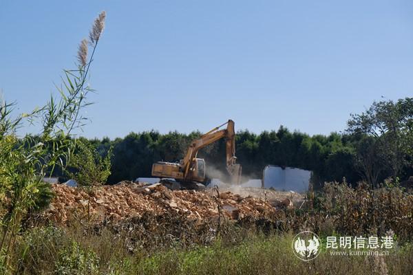 云南省第一女子監(jiān)獄拆除現(xiàn)場