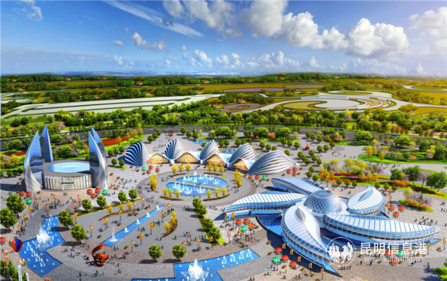 現(xiàn)代博物館群效果圖