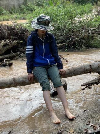 云南3名90后姑娘與大象“談判”