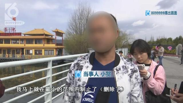 游客抓海鷗嬉戲拍照