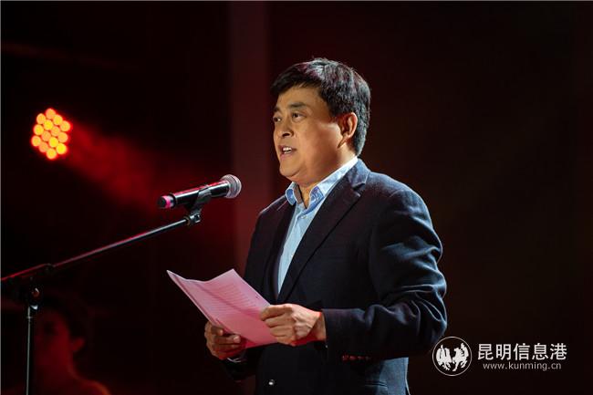 省退役軍人廳黨組書記、廳長(zhǎng)張勝震同志致辭。