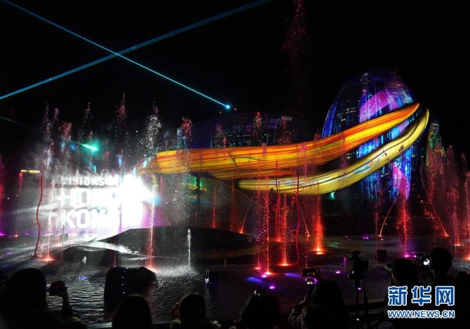 （社會(huì)）（3）香港海洋公園推出“光影盛夜”