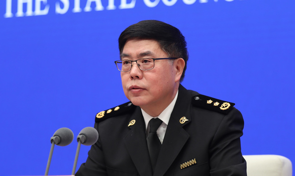 海關(guān)總署副署長鄒志武(徐想 攝)