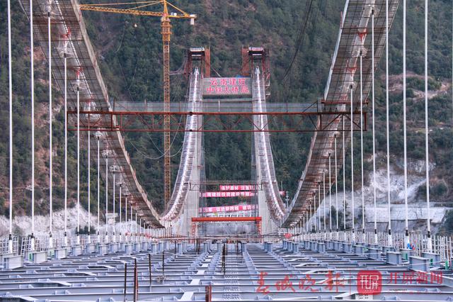 香麗高速虎跳峽金沙江特大橋