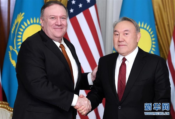 (國(guó)際)(3)蓬佩奧訪哈介紹美國(guó)中亞地區(qū)新戰(zhàn)略