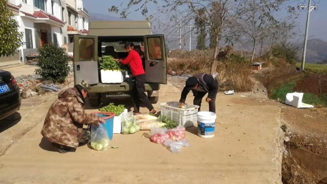 昆明易菜農(nóng)場(chǎng)農(nóng)產(chǎn)品有限公司洪文杰先生捐贈(zèng)蔬菜