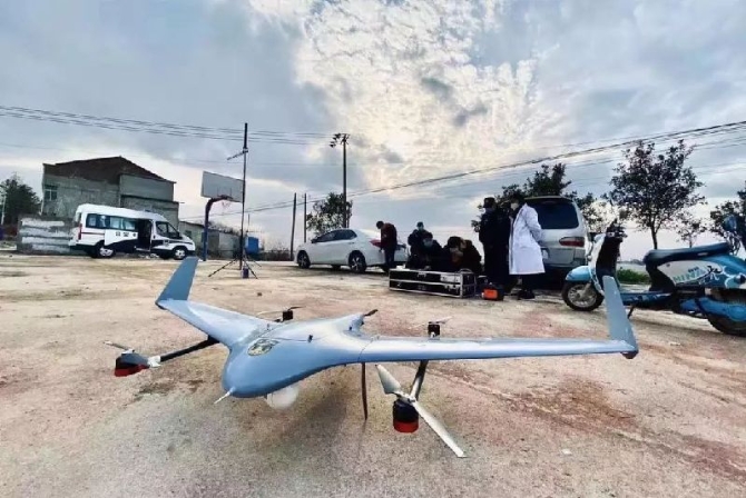 3VS無人機(jī)助力疫情封閉區(qū)域展開空中巡檢