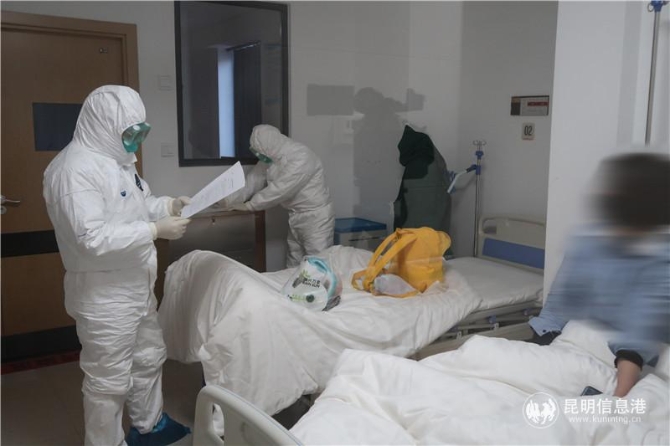 嵩明疾控抗疫工作場景 嵩明疾控抗疫工作場景