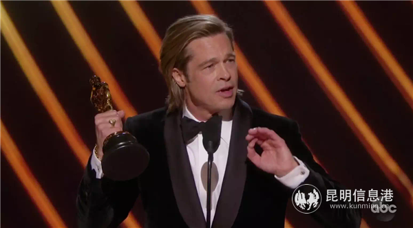 布拉德·皮特獲最佳男配角獎(jiǎng) 布拉德·皮特獲最佳男配角獎(jiǎng)