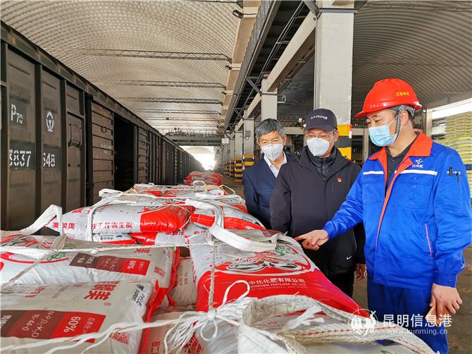 云南鐵路搶運(yùn)39.1萬(wàn)噸春耕化肥支援農(nóng)業(yè)生產(chǎn)。供圖 通訊員何思遠(yuǎn) 常婧 張偉明6