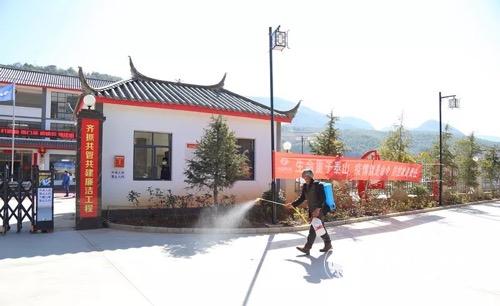 滇中引水工程麗江段每日在工作區(qū)消毒殺菌