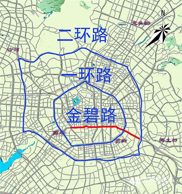 金碧路區(qū)位圖 金碧路區(qū)位圖
