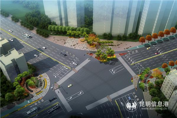 環(huán)城東路口景觀節(jié)點效果圖 環(huán)城東路口景觀節(jié)點效果圖