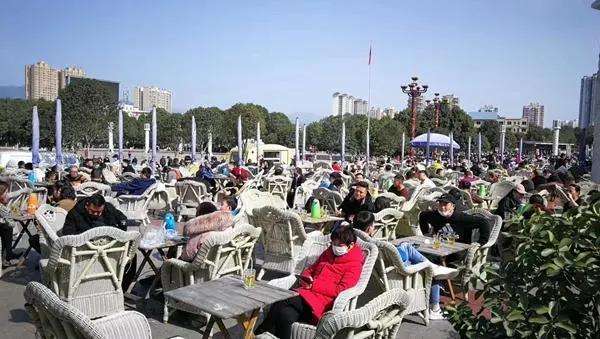 2月21日，廣元市利州廣場(chǎng)。