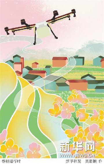 （圖表·插畫）［二十四節(jié)氣·春分］春耕進行時