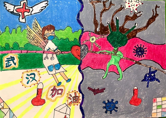 《勇敢的心》劉樾  重慶高新區(qū)第一實(shí)驗(yàn)小學(xué)供圖 華龍網(wǎng)發(fā)