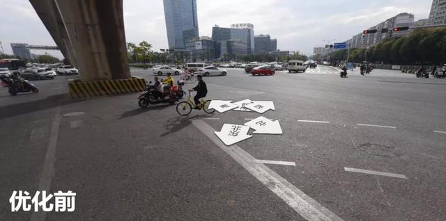 昆明首個“直行待行區(qū)”路口