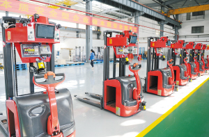 昆船智能機(jī)器人。記者趙偉攝