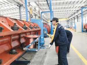 三川電纜生產(chǎn)車(chē)間。資料圖