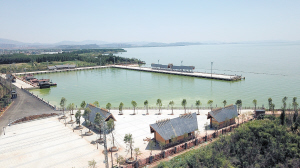 呈貢新城碼頭。 記者趙偉攝