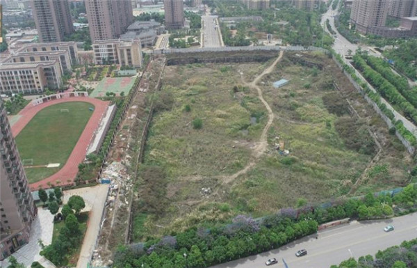 集成廣福地產(chǎn)被司法拍賣的地塊目前已經(jīng)是凈地