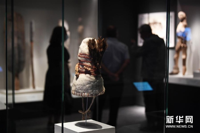 5月18日，觀眾在和田博物館參觀。6