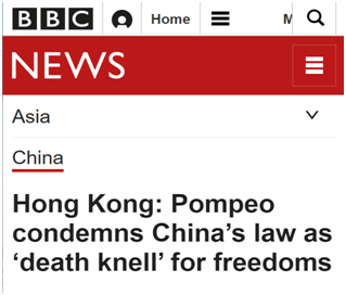 雙語bilingual丨制裁中國香港？美國小心無法承受其重！