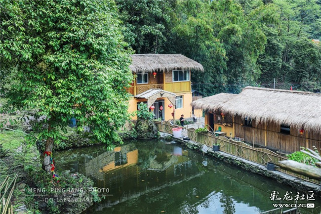9 門前綠樹成蔭一汪池水