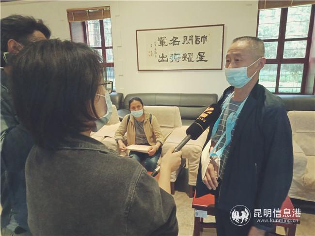 郭仕彬接受采訪