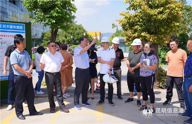 在錦慧金融中心建筑工地督導(dǎo)檢查 在錦慧金融中心建筑工地督導(dǎo)檢查