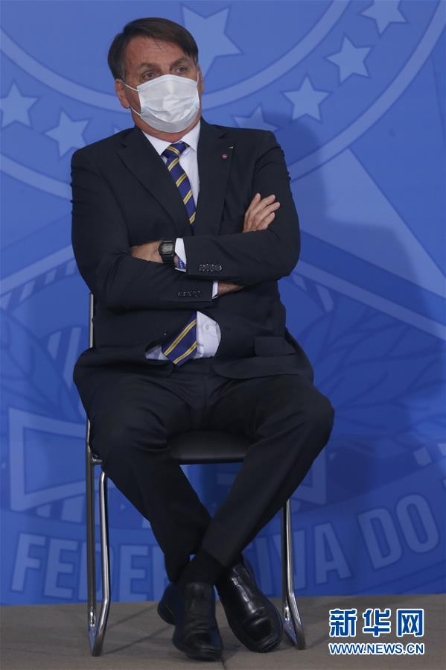 （國際疫情）（3）巴西總統(tǒng)新冠病毒檢測結果轉陰后首次出席官方活動